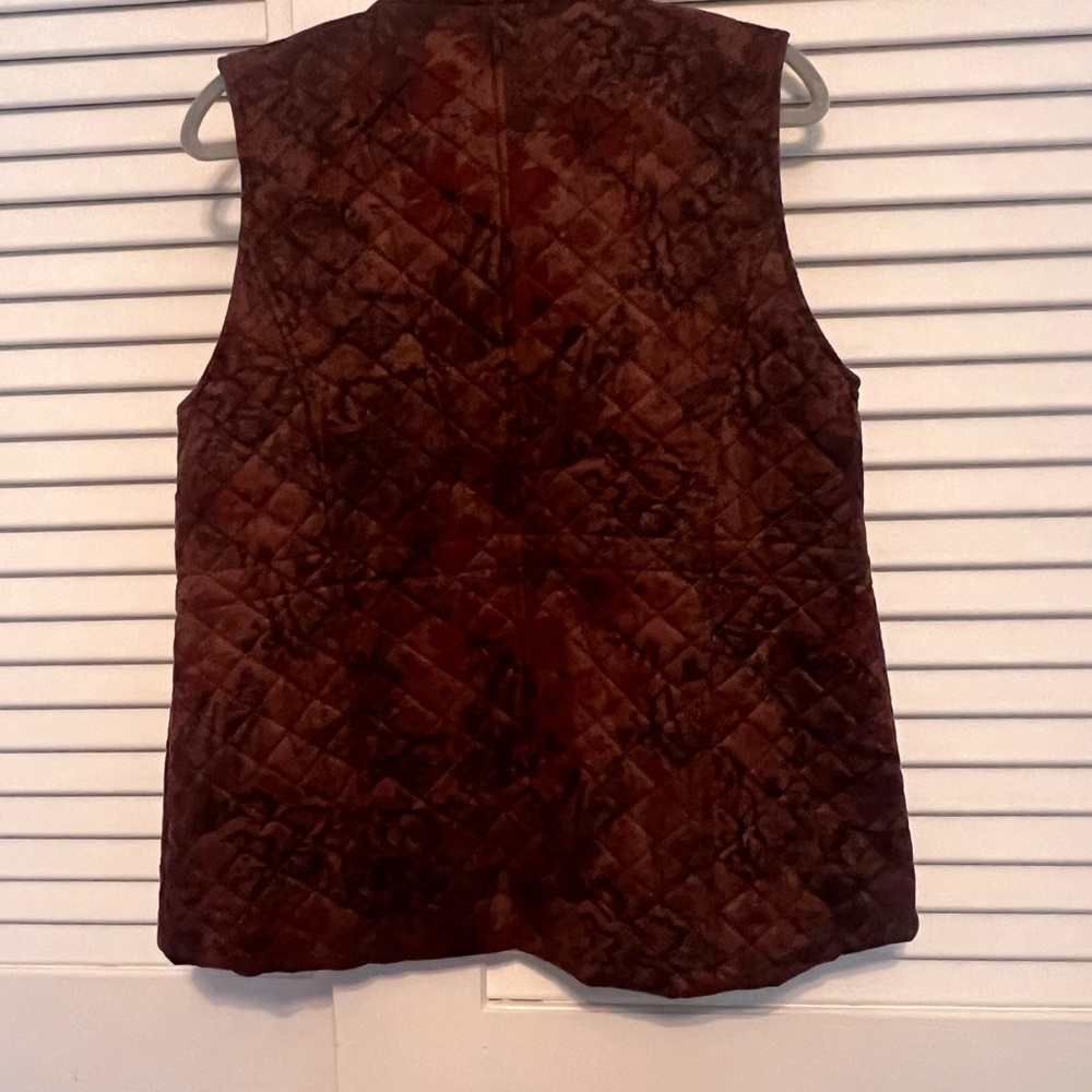 Baby Doe’s Brown Printed Quilted Vest